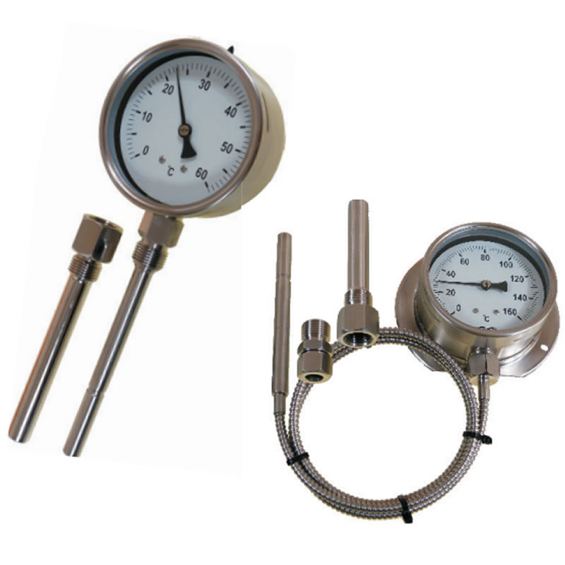 Thermometer - Gas Actuated Series Industrial Temperature Gauges